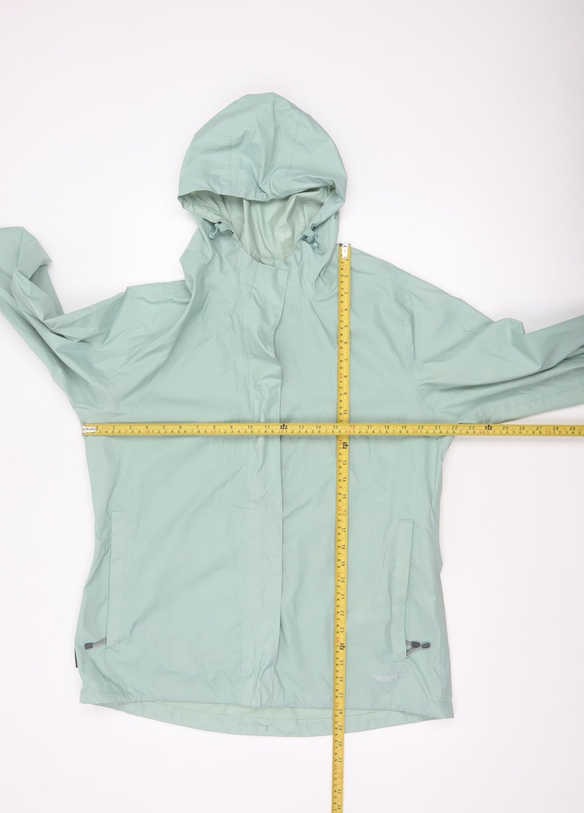 Gelert Women Green UK 14 Hooded Waterproof Stormlite Rain Jacket