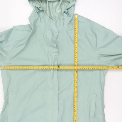 Gelert Women Green UK 14 Hooded Waterproof Stormlite Rain Jacket