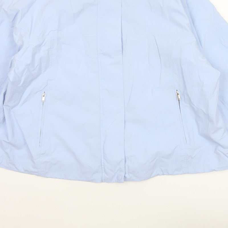 Marks and Spencer Women Blue L Lightweight Zip Jacket