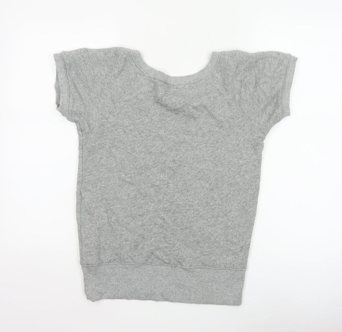 Gap Women Grey XS Basic Short Sleeve Cotton Jersey T-Shirt