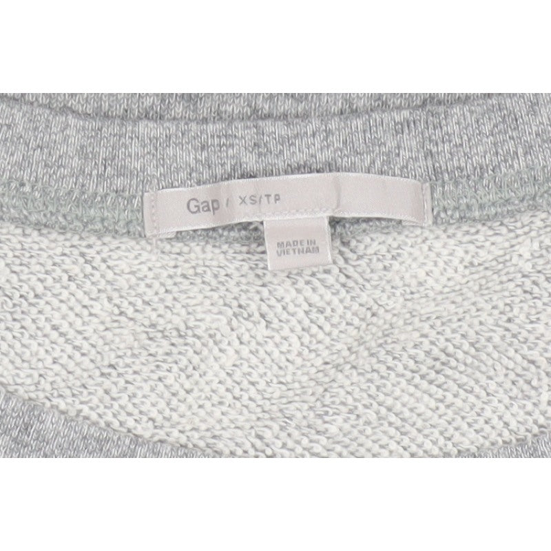 Gap Women Grey XS Basic Short Sleeve Cotton Jersey T-Shirt