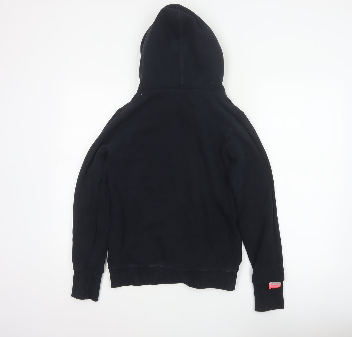 Superdry Women’s Black S Vintage Floral Logo Pullover Hoodie