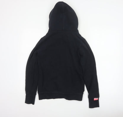 Superdry Women’s Black S Vintage Floral Logo Pullover Hoodie