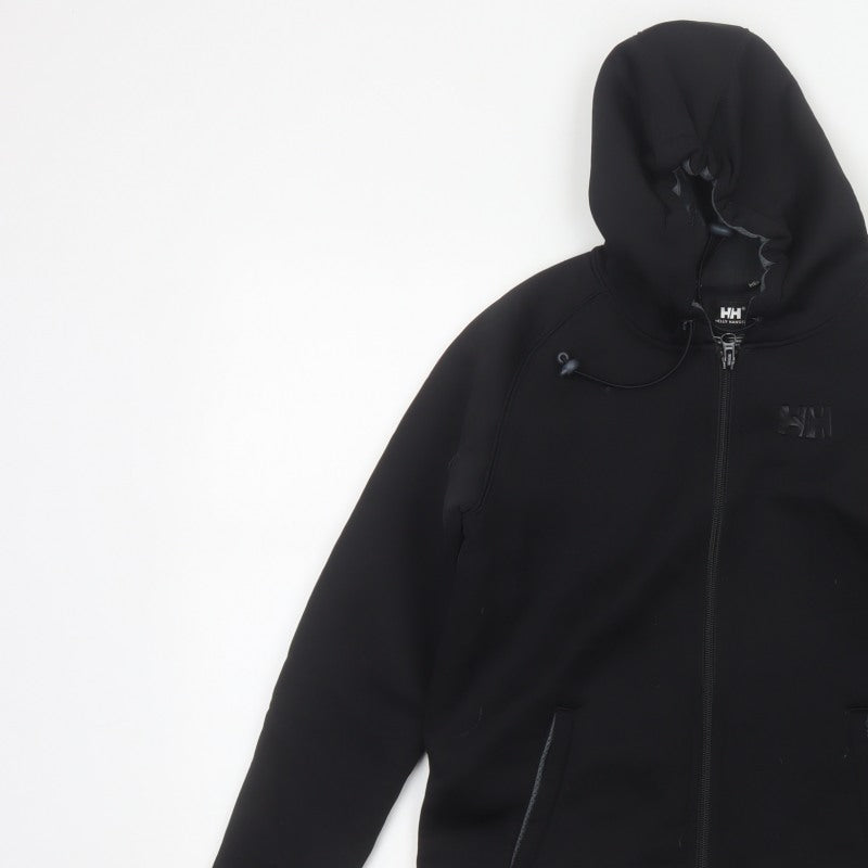 Helly Hansen Boys Black 14 Years Full Zip Softshell Hooded Hoodie 164cm