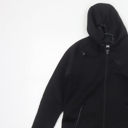 Helly Hansen Boys Black 14 Years Full Zip Softshell Hooded Hoodie 164cm