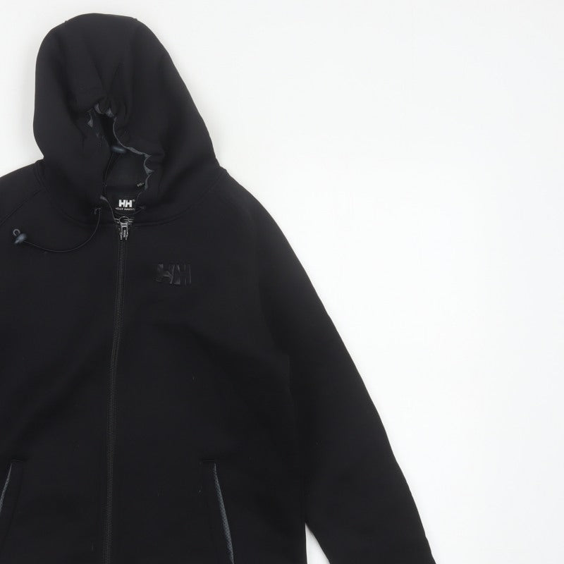 Helly Hansen Boys Black 14 Years Full Zip Softshell Hooded Hoodie 164cm