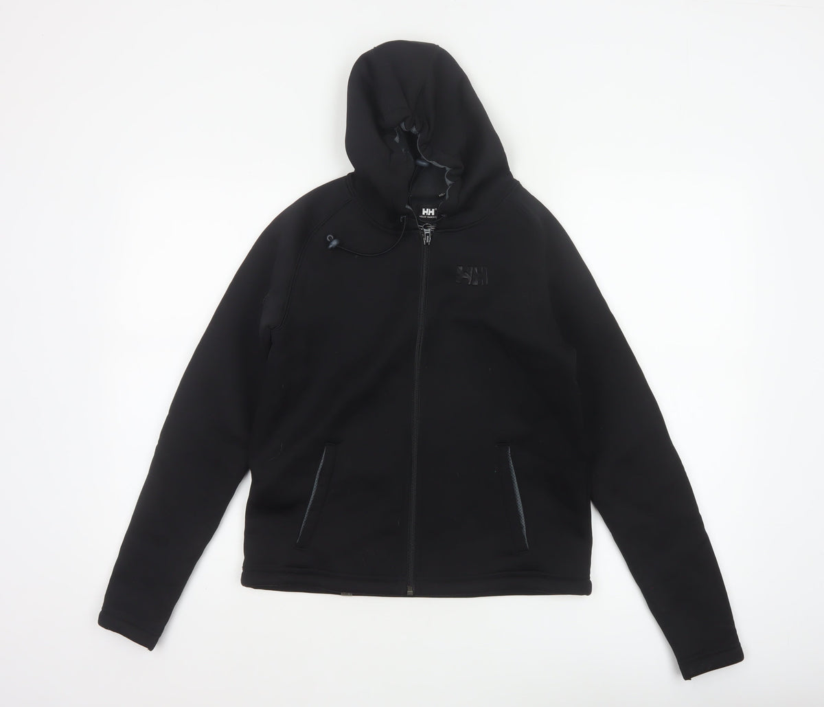 Helly Hansen Boys Black 14 Years Full Zip Softshell Hooded Hoodie 164cm
