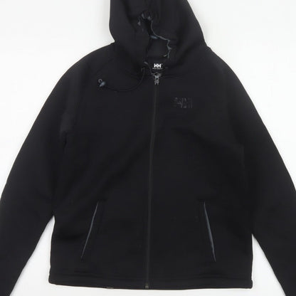Helly Hansen Boys Black 14 Years Full Zip Softshell Hooded Hoodie 164cm