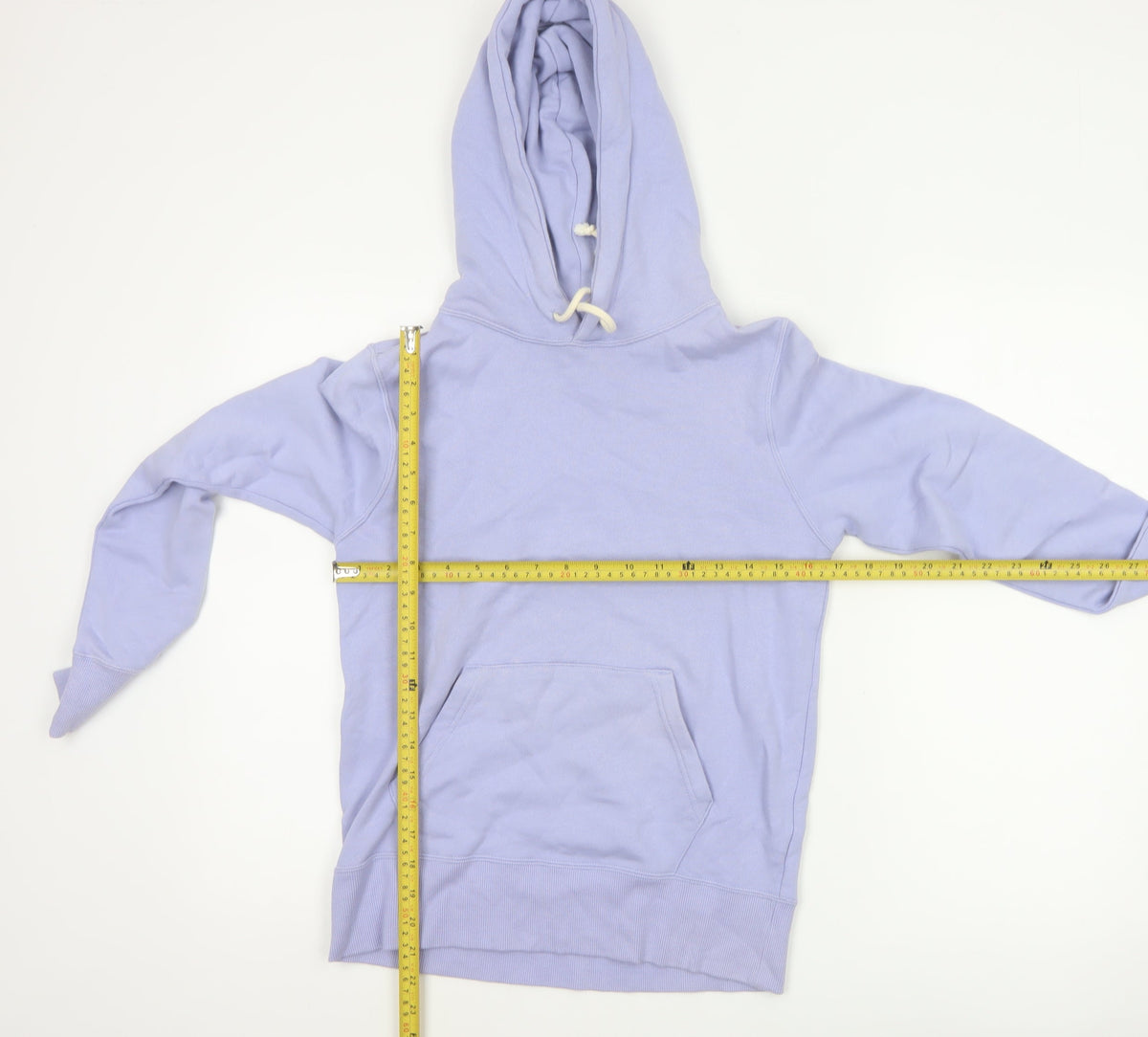 Champion Women’s Purple Small Pullover Hoodie Logo Pocket Drawstring