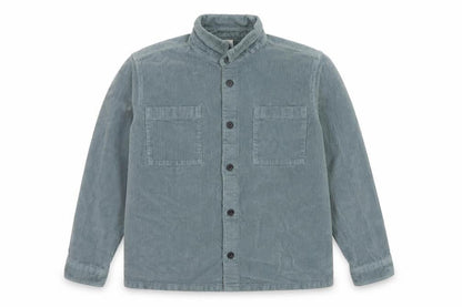 Marks and Spencer Men's Green 2XL Corduroy Overshirt Button-Up