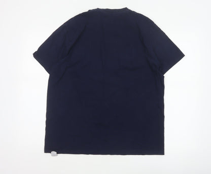Forever Everton Men’s Blue L Graphic Print Crew Neck T-Shirt
