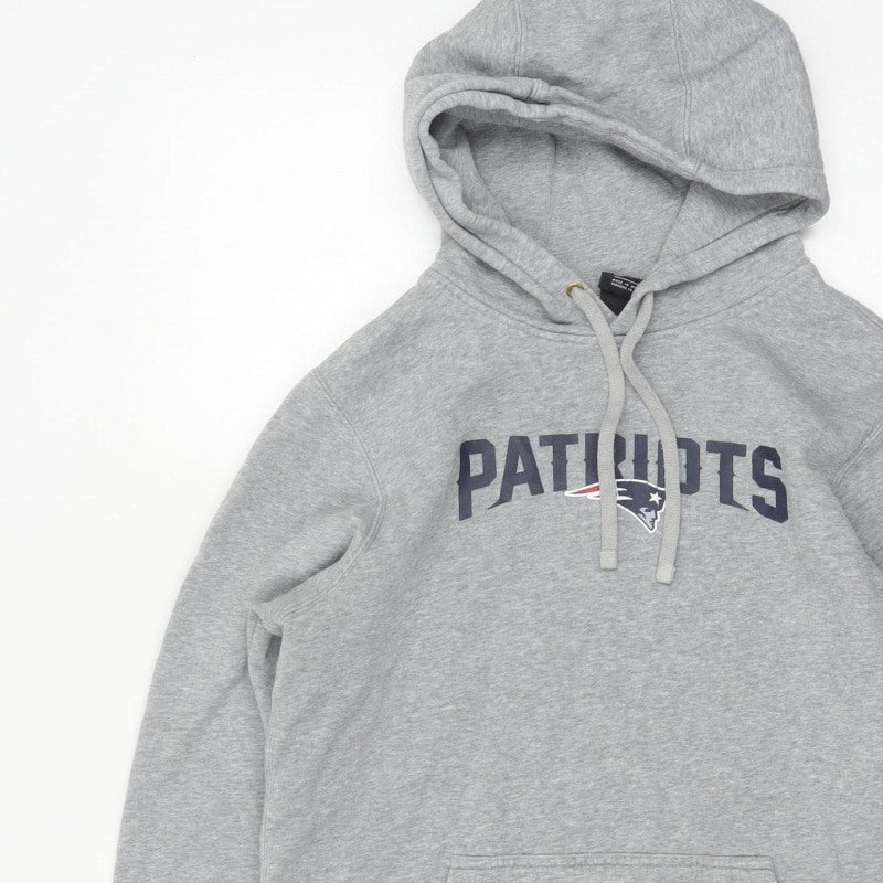 Nike Men’s Grey S New England Patriots NFL Pullover Hoodie