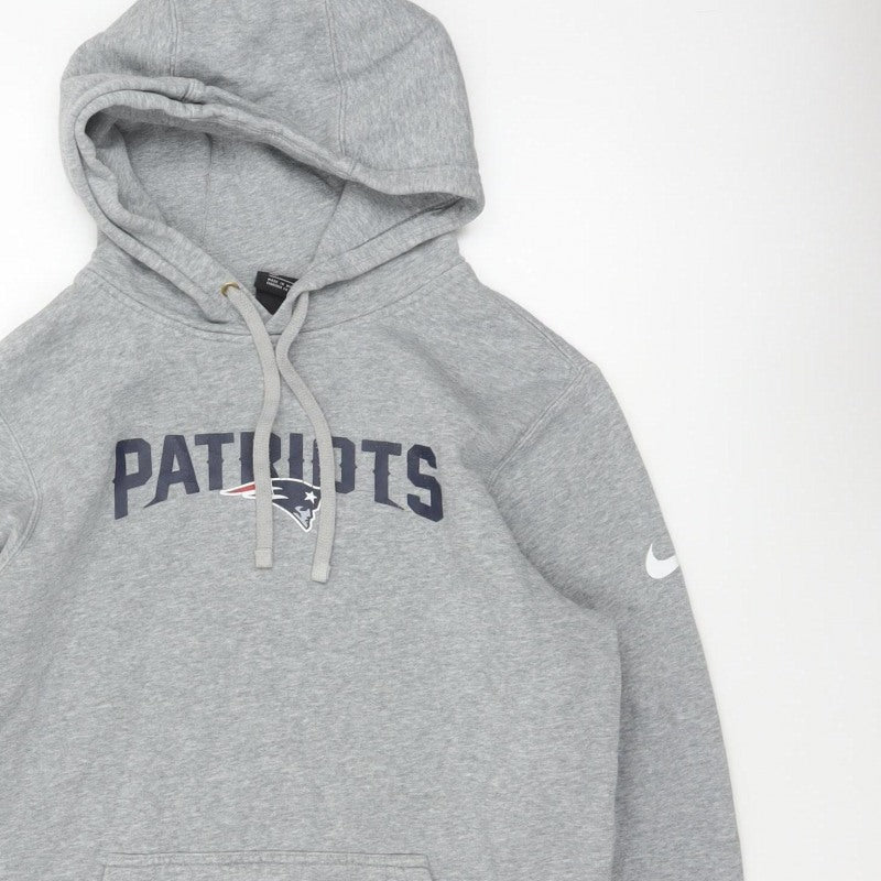 Nike Men’s Grey S New England Patriots NFL Pullover Hoodie