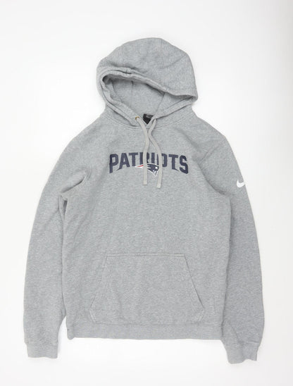 Nike Men’s Grey S New England Patriots NFL Pullover Hoodie