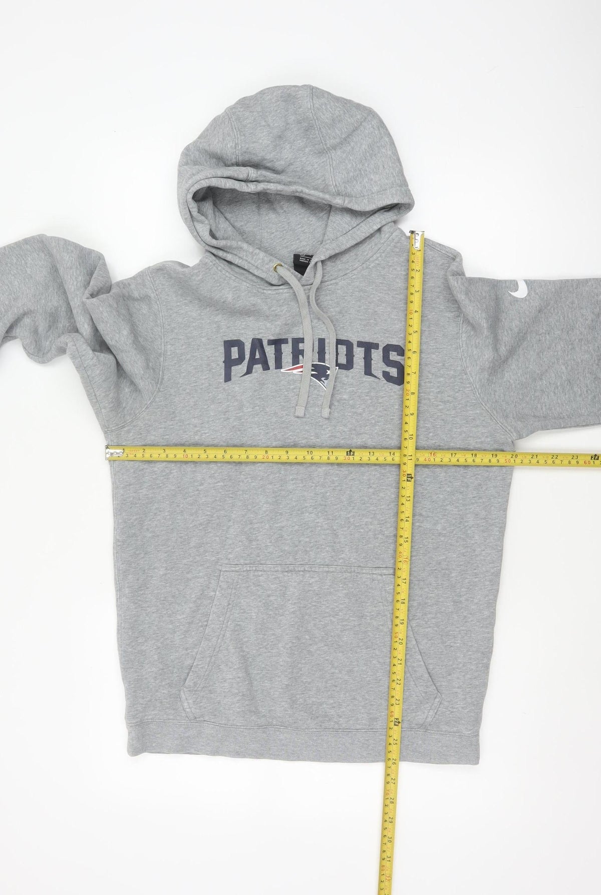 Nike Men’s Grey S New England Patriots NFL Pullover Hoodie