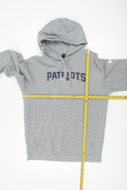 Nike Men’s Grey S New England Patriots NFL Pullover Hoodie