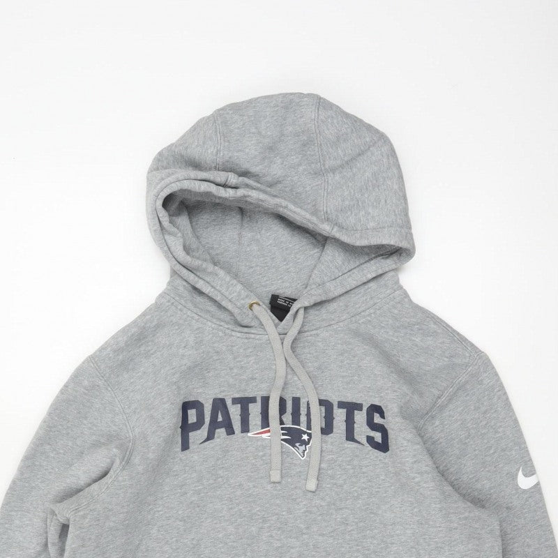 Nike Men’s Grey S New England Patriots NFL Pullover Hoodie