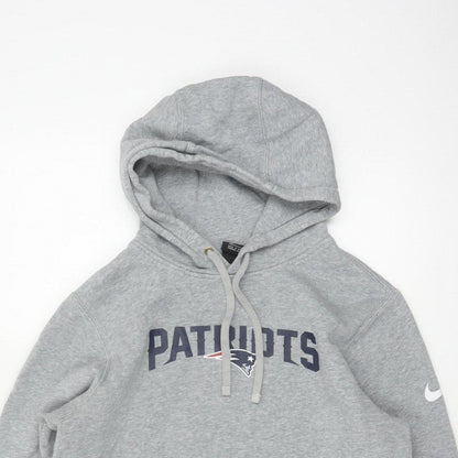 Nike Men’s Grey S New England Patriots NFL Pullover Hoodie