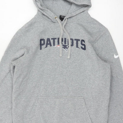Nike Men’s Grey S New England Patriots NFL Pullover Hoodie