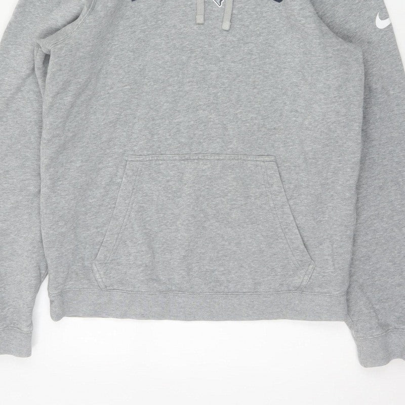 Nike Men’s Grey S New England Patriots NFL Pullover Hoodie