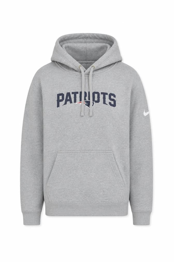 Nike Men’s Grey S New England Patriots NFL Pullover Hoodie