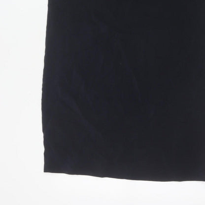 COS Women Black UK 8 Knee Length Sheath Dolman Sleeve Dress