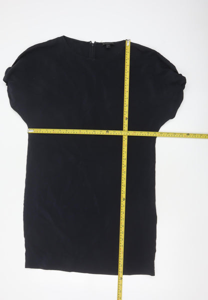 COS Women Black UK 8 Knee Length Sheath Dolman Sleeve Dress