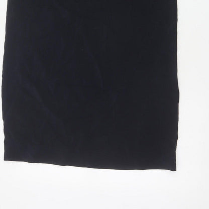 COS Women Black UK 8 Knee Length Sheath Dolman Sleeve Dress