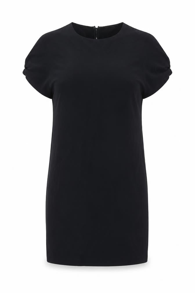 COS Women Black UK 8 Knee Length Sheath Dolman Sleeve Dress