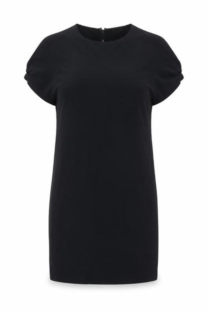 COS Women Black UK 8 Knee Length Sheath Dolman Sleeve Dress