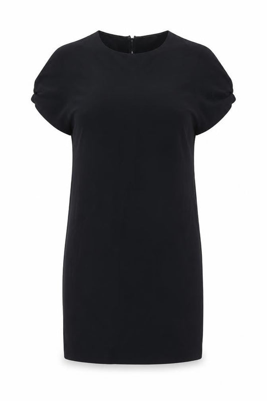 COS Women Black UK 8 Knee Length Sheath Dolman Sleeve Dress