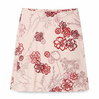 Rohan Women’s Pink Floral Flippy Skirt UK 16 Knee Length Travel