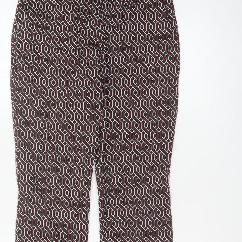 GP & J Baker x H&M Women Multicoloured UK 10 Geometric Trousers