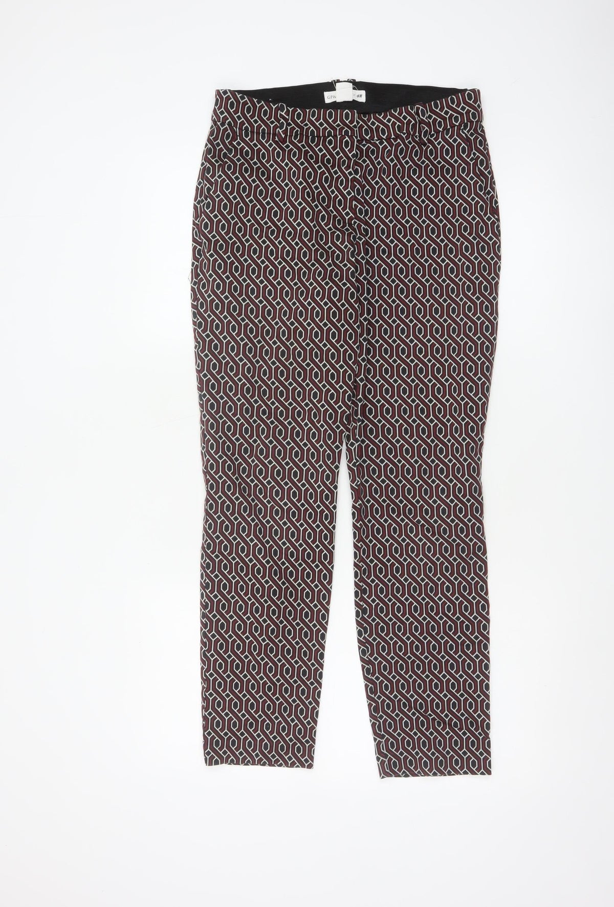 GP & J Baker x H&M Women Multicoloured UK 10 Geometric Trousers