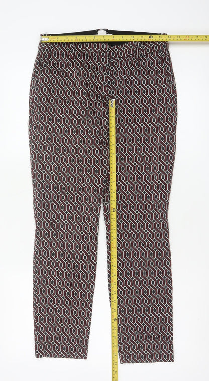 GP & J Baker x H&M Women Multicoloured UK 10 Geometric Trousers