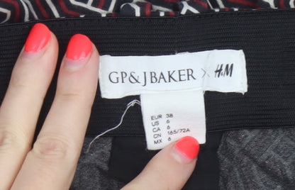 GP & J Baker x H&M Women Multicoloured UK 10 Geometric Trousers