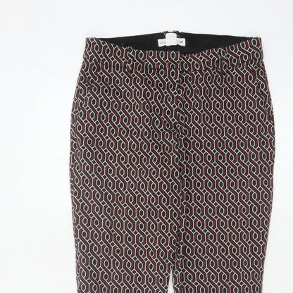 GP & J Baker x H&M Women Multicoloured UK 10 Geometric Trousers