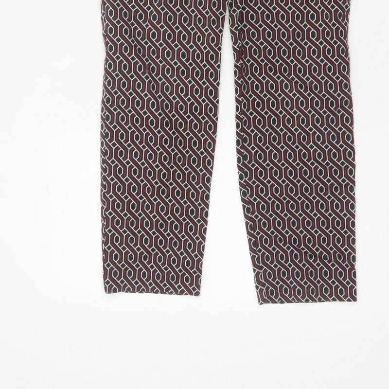 GP & J Baker x H&M Women Multicoloured UK 10 Geometric Trousers