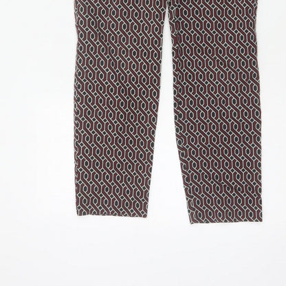 GP & J Baker x H&M Women Multicoloured UK 10 Geometric Trousers