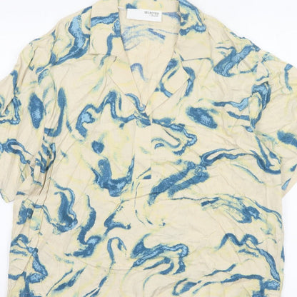 Selected Femme Women's Multicoloured Basic Collared Blouse UK 12