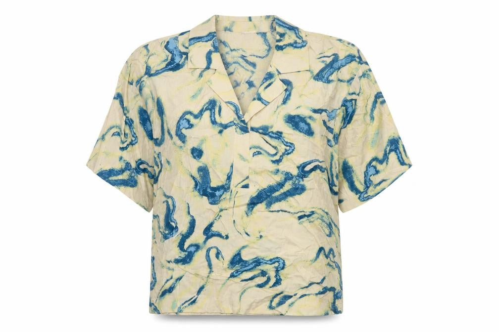 Selected Femme Women's Multicoloured Basic Collared Blouse UK 12