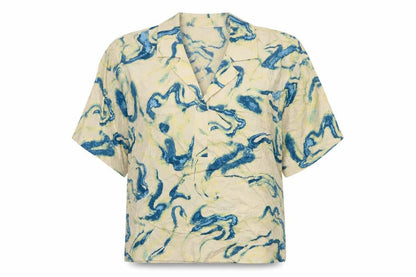 Selected Femme Women's Multicoloured Basic Collared Blouse UK 12