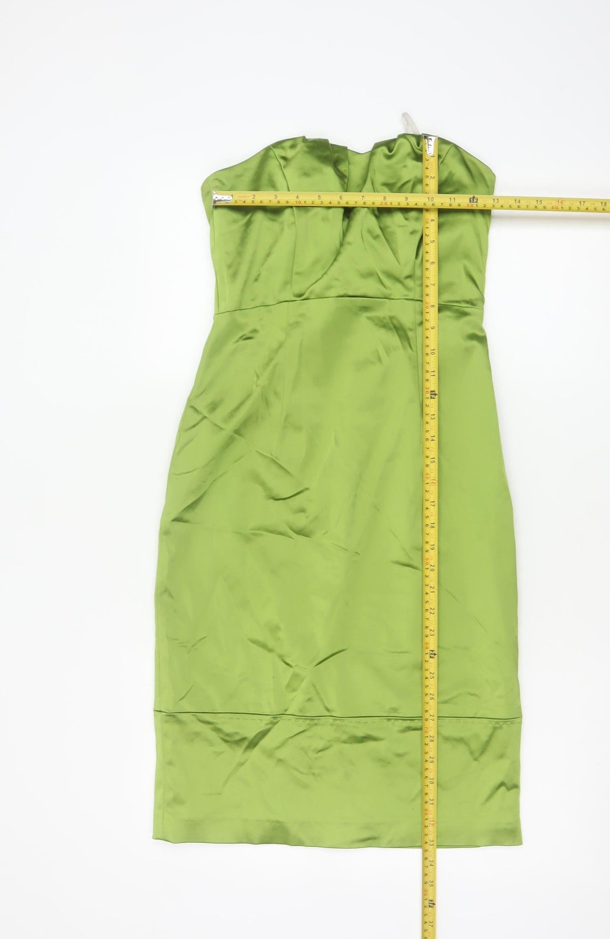 Coast Women Green UK 8 Satin Cowl Neck Midi Sheath Occasion Dress
