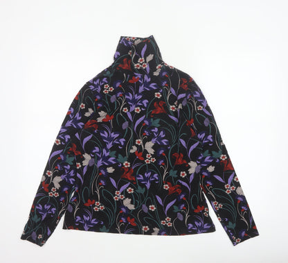 Joe Browns Women’s Black Floral Basic High Neck Top UK 14