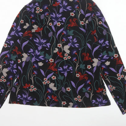 Joe Browns Women’s Black Floral Basic High Neck Top UK 14