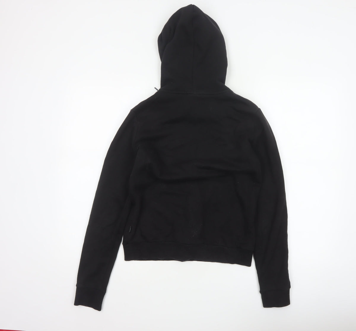 Puma Women’s Black UK 8 Pullover Logo Hoodie Kangaroo Pocket