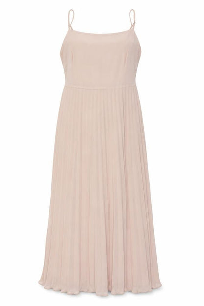 Phase Eight Women Pink UK 14 Pleated Chiffon Maxi Occasion Dress