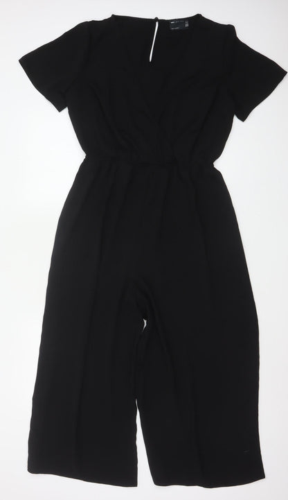 ASOS Design Curve Women’s Black UK 16 Wide-Leg Jumpsuit