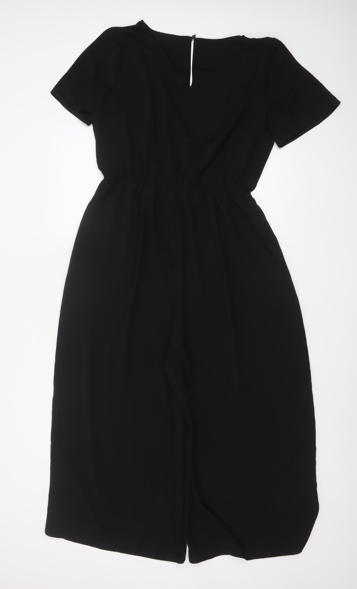 ASOS Design Curve Women’s Black UK 16 Wide-Leg Jumpsuit