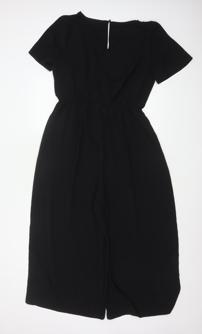 ASOS Design Curve Women’s Black UK 16 Wide-Leg Jumpsuit